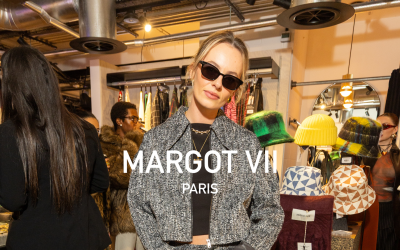 Eliza Batten en MARGOT VII à la Fashion Week de Londres