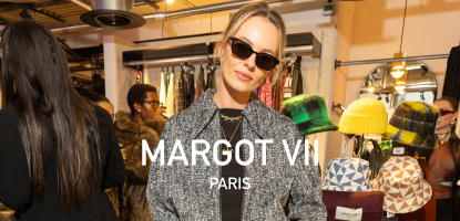 Eliza Batten en MARGOT VII à la Fashion Week de Londres