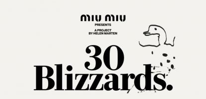 MARGOT VII invité par Miu Miu pour découvrir 30 Blizzards au Palais Iena