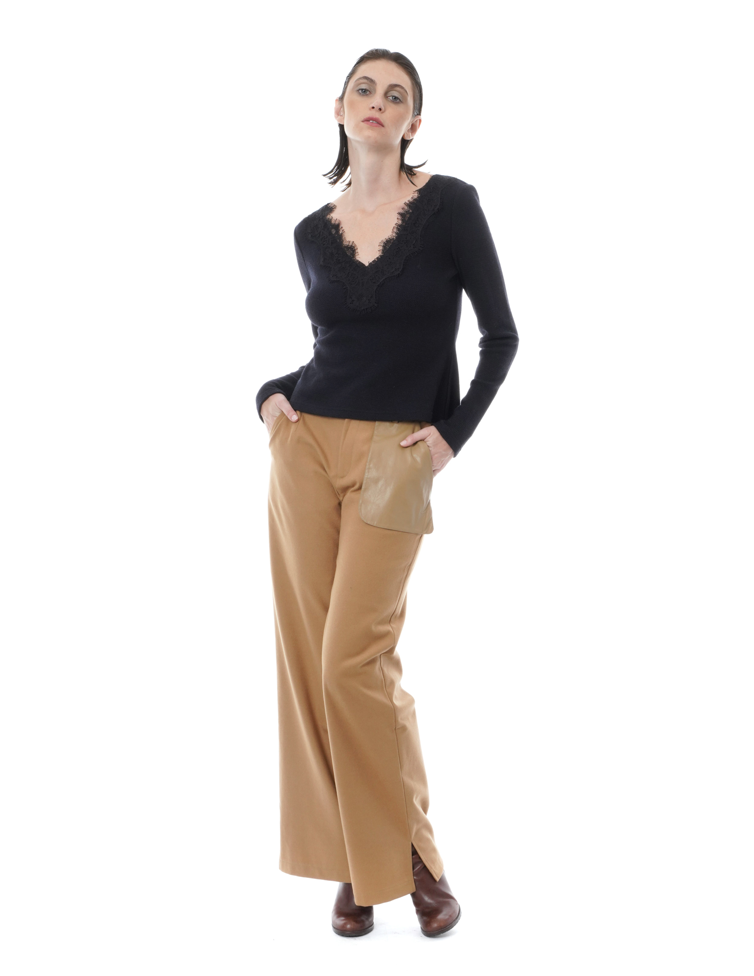 Linda trouser Runway Model
