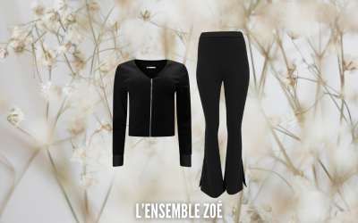 The Zoé set by Margot VII is dressed in black