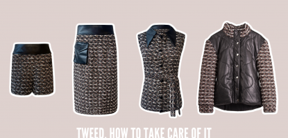 How to maintain the tweed of the pieces of the fashion house Margot VII?